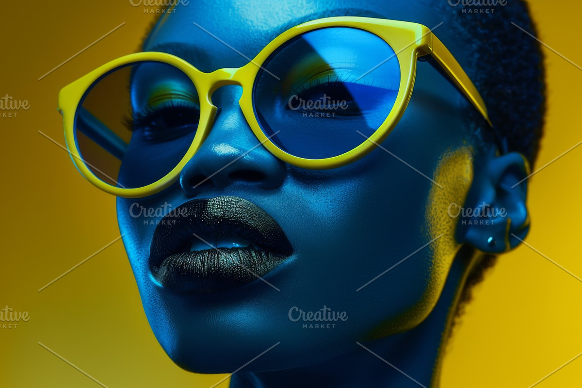 109 Fashion models in sunglasses, a Beauty & Fashion Photo by Handmadefont (Photo 87 of 113)