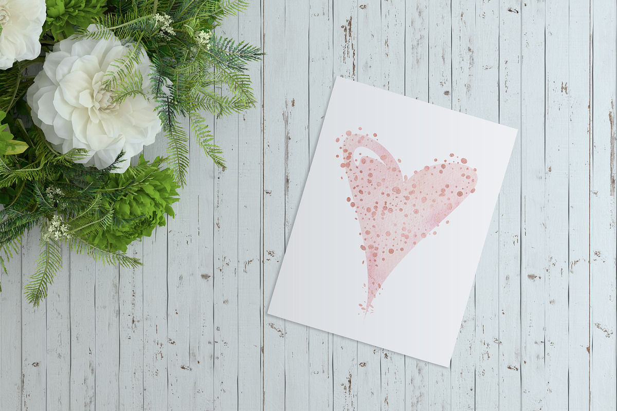 Watercolor Hearts Collection 002, an Object Graphic by savanamm design (Photo 4 of 4)
