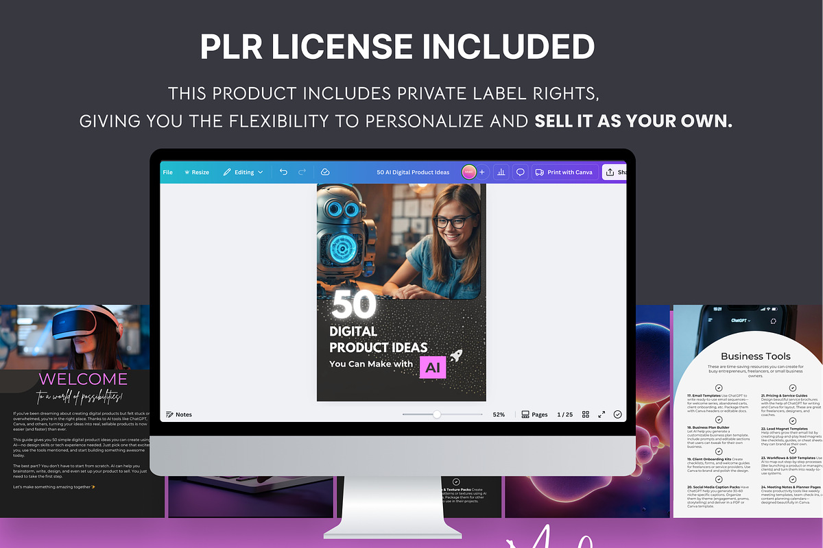 50 AI Digital Product Ideas preview 4