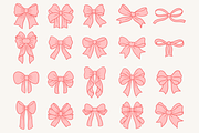Coquette Ribbon Bow Vector Bundle, an Object Illustration by Kusumaillustration (Thumbnail 4 of 8)
