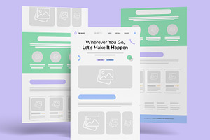 Wireframe Design Layout, a Wireframe Template by ContestDesign
