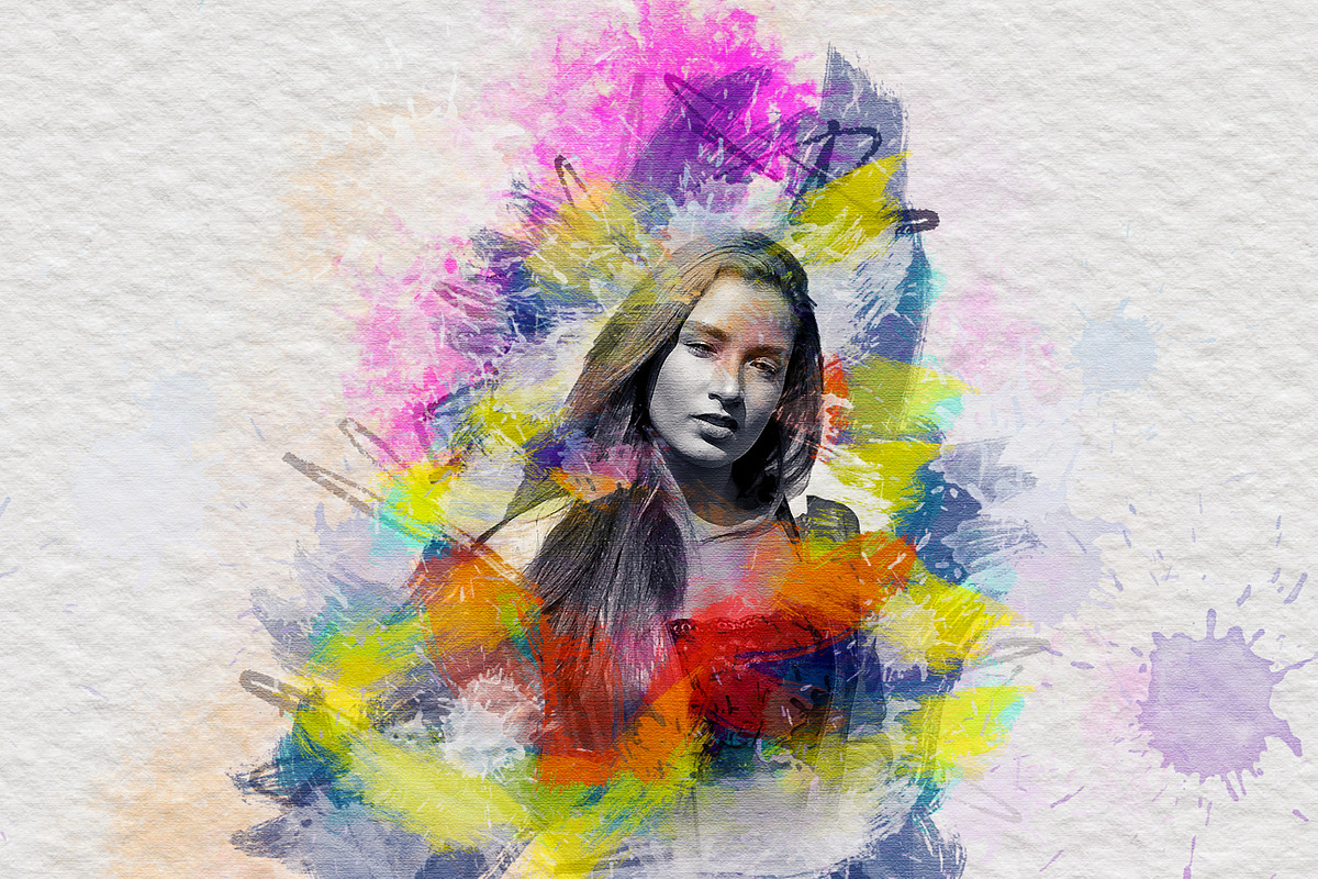 Watercolor Painting Photoshop Action, an Action Add-On by Studio Retouch