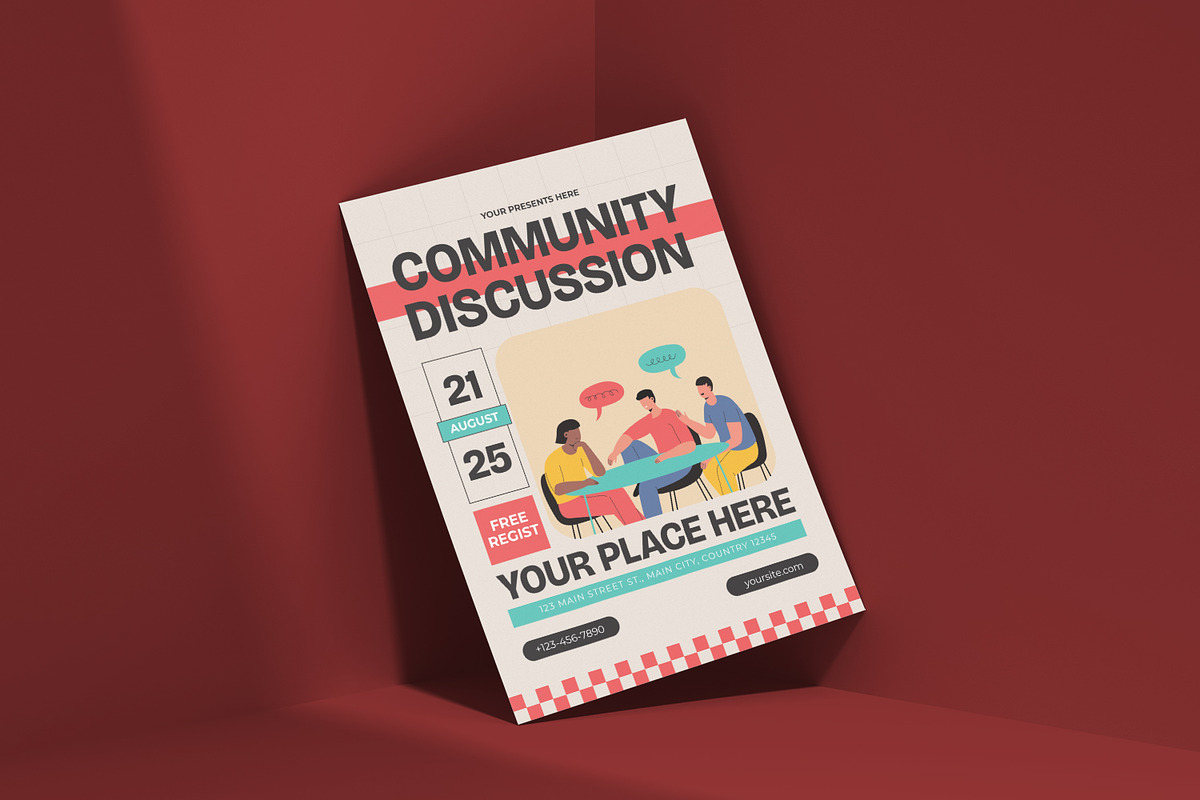 Community - Event Invitation, a Print Template by VUNIRA (Photo 2 of 2)