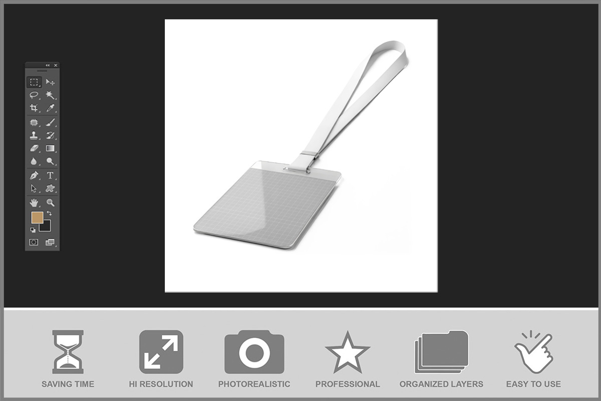 Badge Design Mockup, a Product Mockup by Bruno's Shop (Photo 2 of 3)