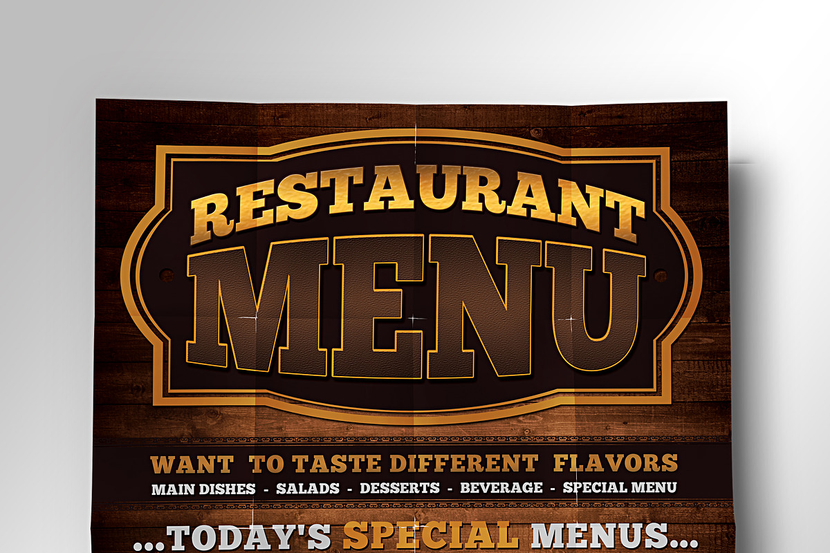Texas Restaurant Flyer, a Flyer Template by fatihakdemir (Photo 1 of 4)