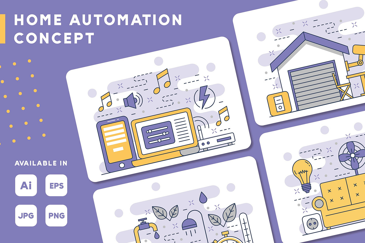 Home Automation Concept Pack, an Object Graphic by Patria Ari (P4tcreativa)