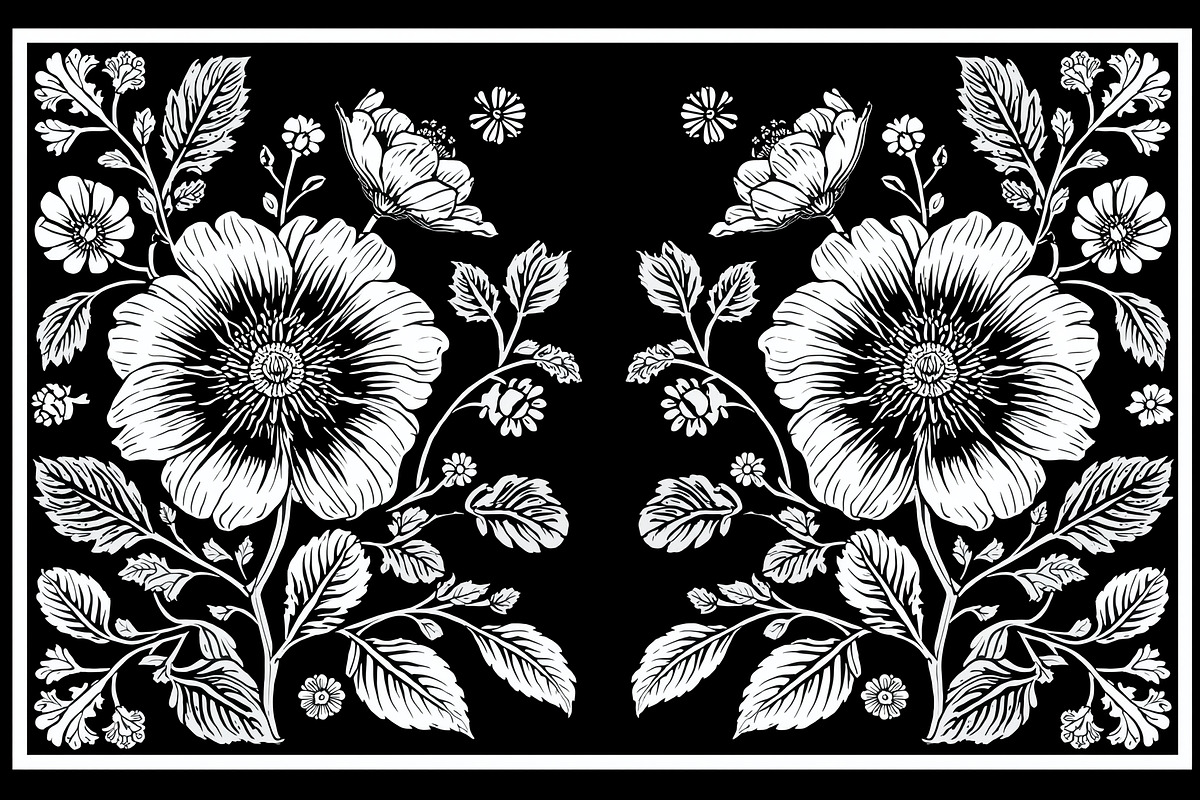 Elegant laser cut black and white, an Illustration by Amazin_art (Photo 3 of 10)