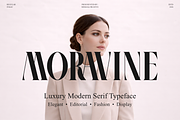 Moravine Modern Editorial Serif, a Serif Font by Muksal Creative (Thumbnail 1 of 10)