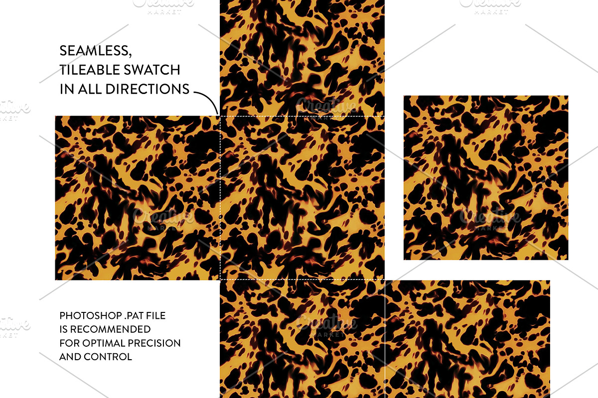 Blown Tortoiseshell Seamless Pattern, a Pattern Graphic by Leysa Flores (Photo 2 of 10)