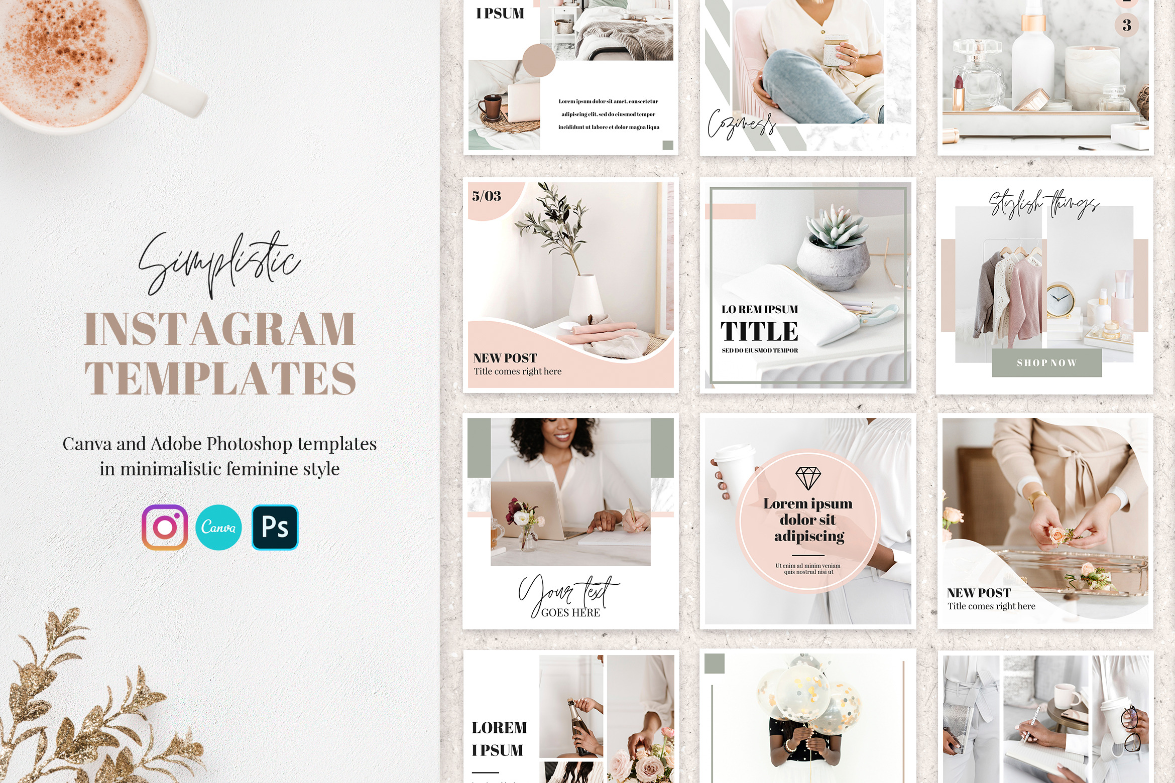 Canva Instagram Templates Simplistic A Social Media Template By Switzershop 6944