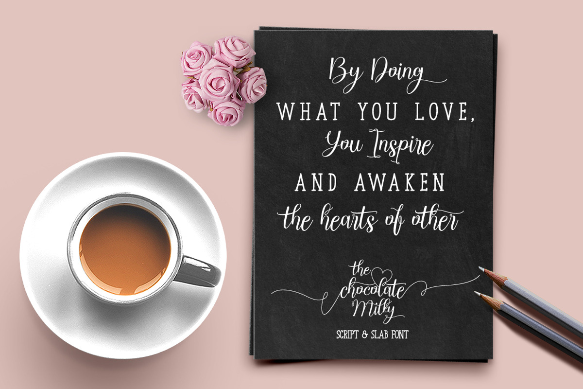 Chocolate Milky (Script And Slab) preview 7