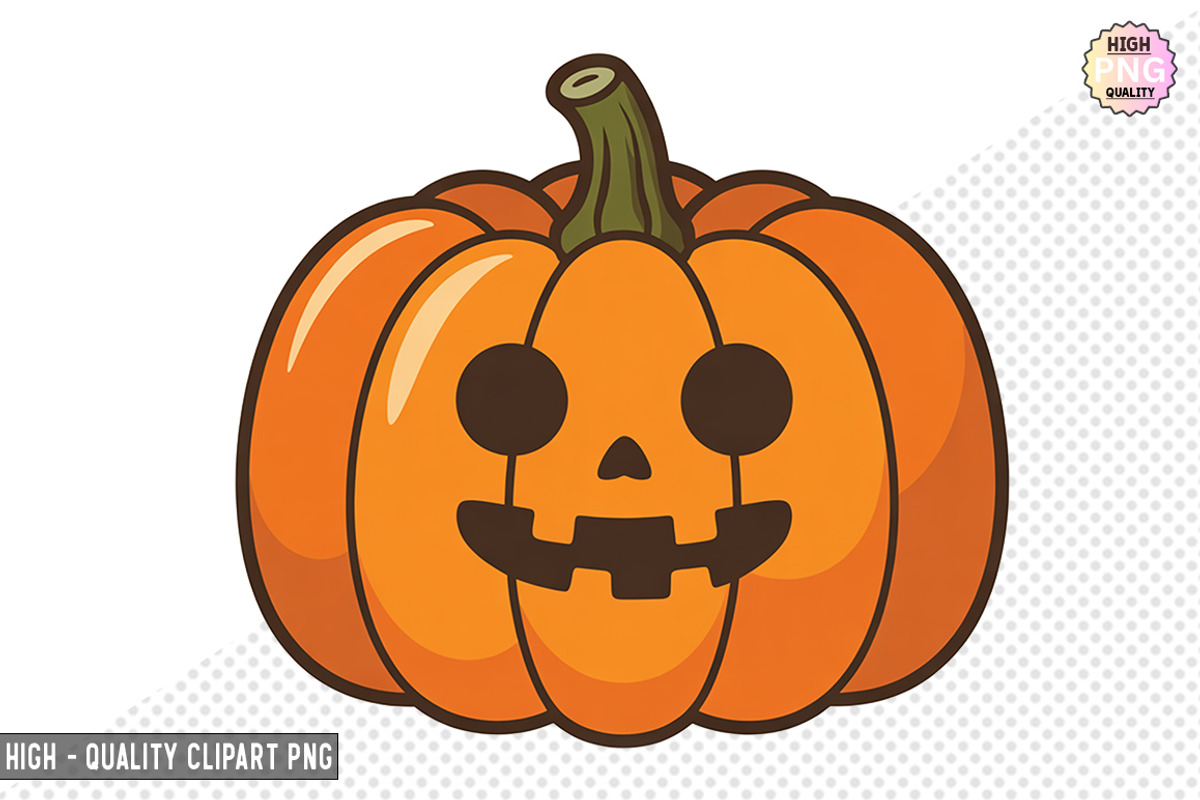 Halloween Pumpkin Clipart Bundle, a Graphic by crative8112 (Photo 5 of 10)