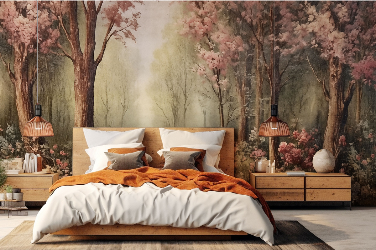 Tropical Plants Landscape Wallpaper, a Wallpaper Graphic by Muzi pear studio (Photo 8 of 12)