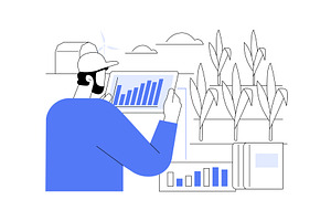Agricultural economics isolated, an Illustration by Visual Generation