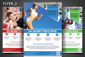 Health, Sports, Fitness Flyer Bundle