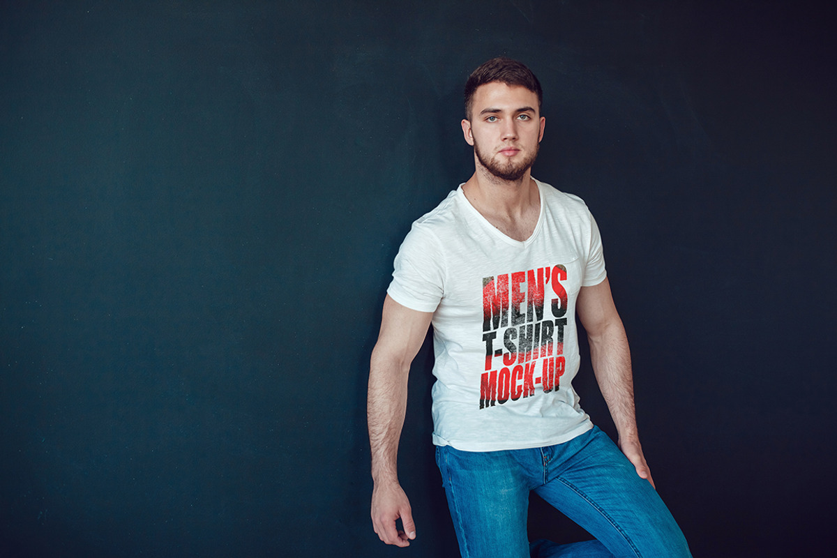 Men's T-Shirt Mock-Up, a Shirt Mockup by Freeman Studio (Photo 19 of 20)