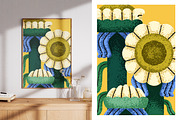 Abstract floral poster designs set, a Decorative Illustration by Good Studio (Thumbnail 7 of 8)