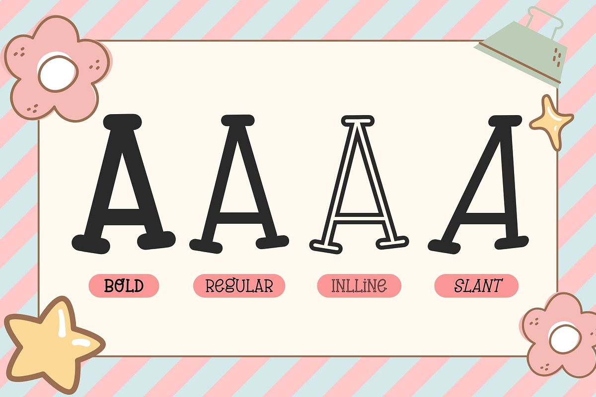 Fox Prince: 4 font styles, a Slab Serif Font by Fox7 By Rattana (Photo 2 of 12)