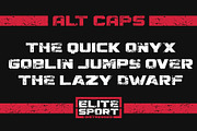 ELITE SPORT FONT SET, a Sans Serif Font by Alphabet Agency (Thumbnail 9 of 13)