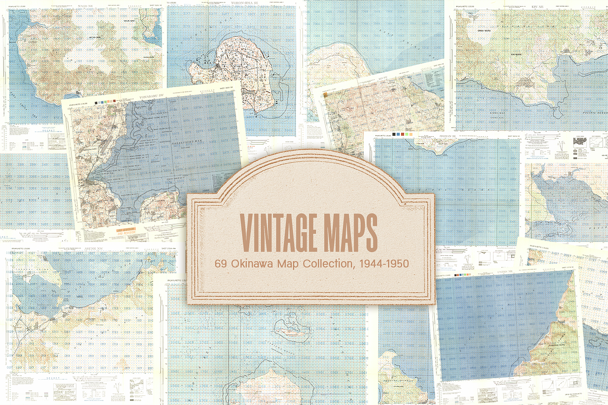 500+ Vintage Maps, an Object Graphic by Lilithcollageart (Photo 6 of 14)
