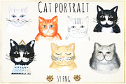 Cat portrait creator. Watercolors., a Person Illustration by LABFcreations (Thumbnail 4 of 6)