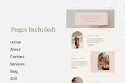 Modern Boho Squarespace 7.1 Template, a Squarespace Template by Forth and Wild (Thumbnail 4 of 8)