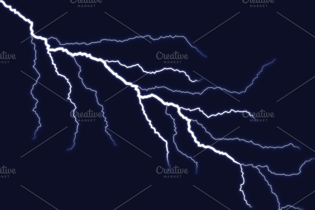 Powerful thunder lightning vector, a Light 3D Model by Design Store (Photo 2 of 2)