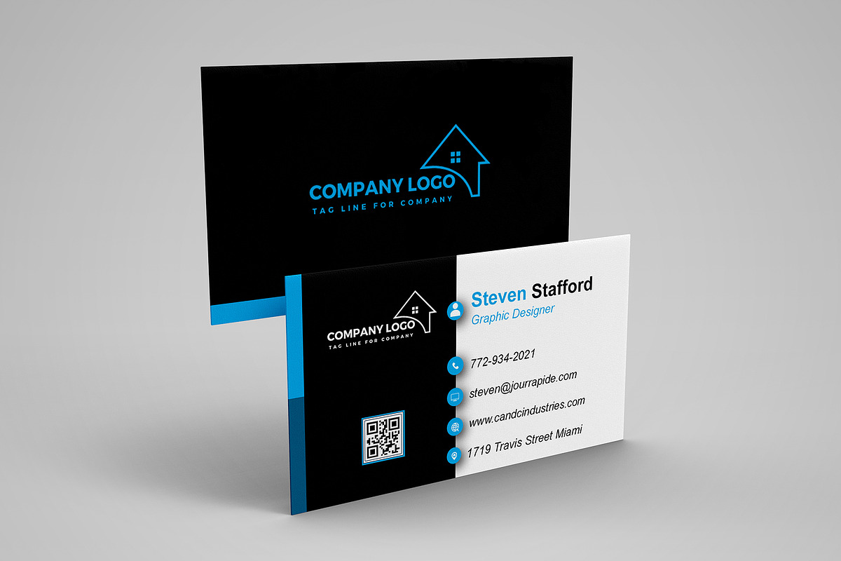 Stylish Business Card PSD preview 6