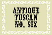 Antique Tuscan No. 6, a Slab Serif Font by Wood Type Revival (Thumbnail 1 of 4)