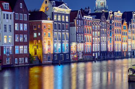 Amsterdam at night