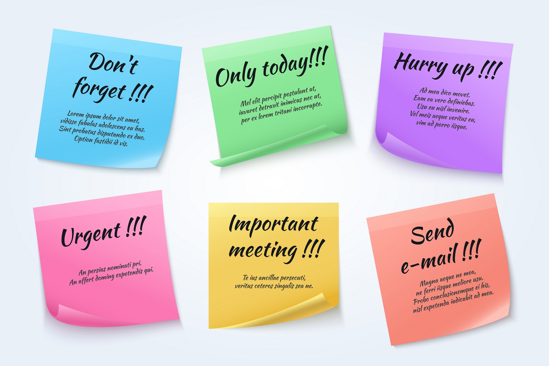 Color sticker banner with text, an Object Illustration by Microvector