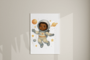 11 Black Girl Clipart, a Decorative Illustration by Pati Charm Studio (Thumbnail 7 of 8)