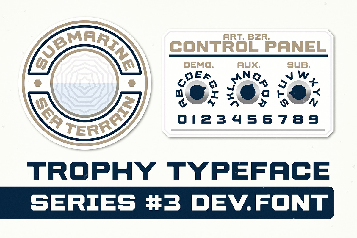 Trophy | Bold Athletic, a Sans Serif Font by Artifact Bazaar (Photo 2 of 8)