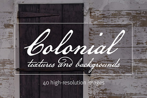 Colonial Textures & Backgrounds Pack