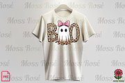 Leopard Ghost Boo Design, a Graphic by Moss Rose (Thumbnail 3 of 3)