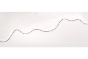 White gel liquid drip flowing down, a Healthcare Illustration by art PVP - market