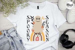 Boho Retro Halloween PNG Sublimation