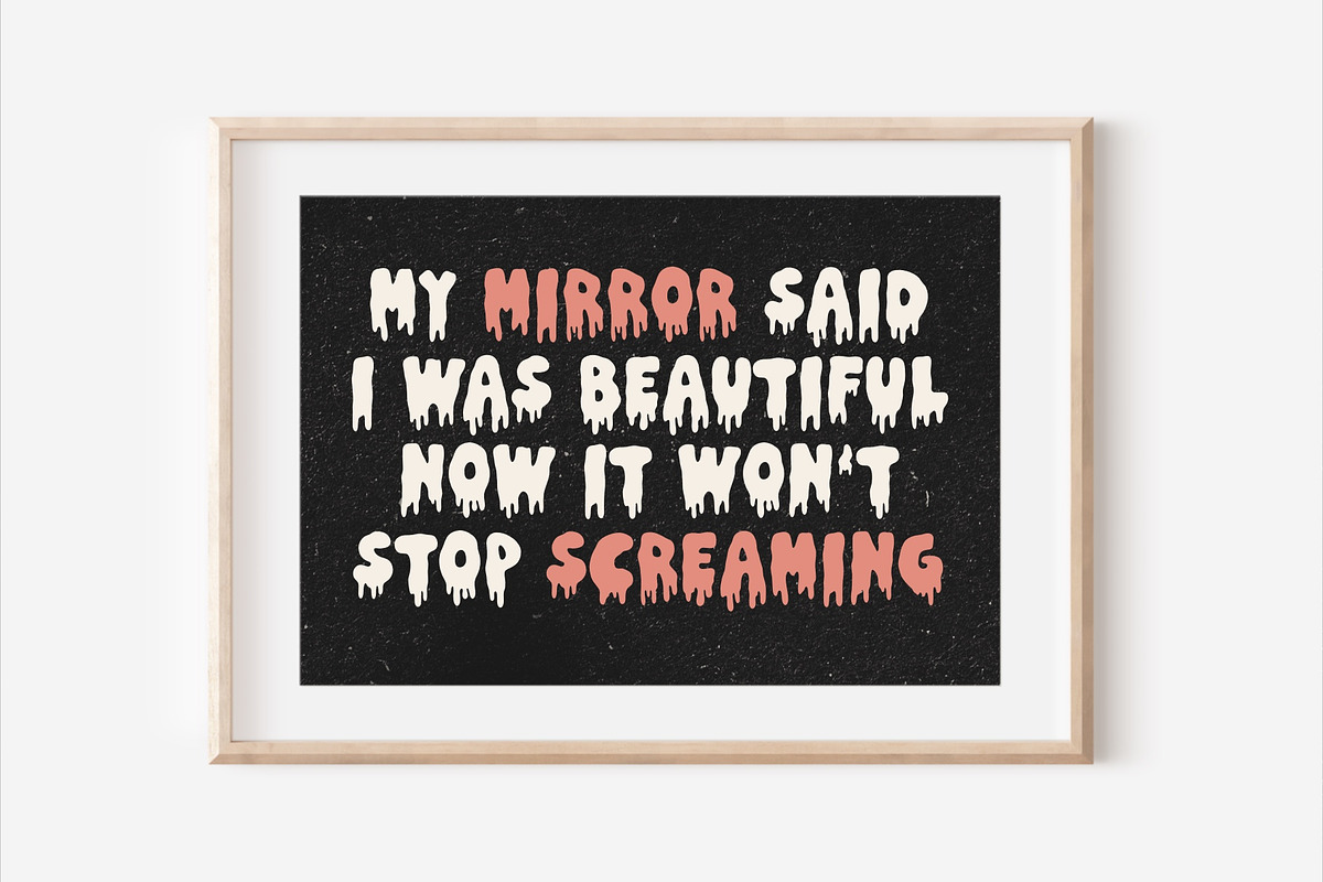 Momster - Horror Font, Scary Font, a Handwritten Font by ariodsgn (Photo 8 of 9)