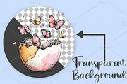 Easter Spring Hand Drawn Clipart PNG, an Illustration by Canvas Craft (Thumbnail 2 of 7)