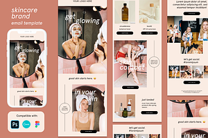 Skincare Brand Email Template