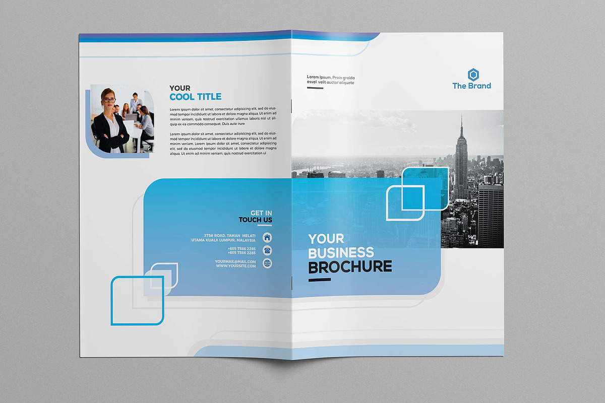 Corporate Bifold Brochure, a Brochure Template by GreenPixi (Photo 5 of 5)