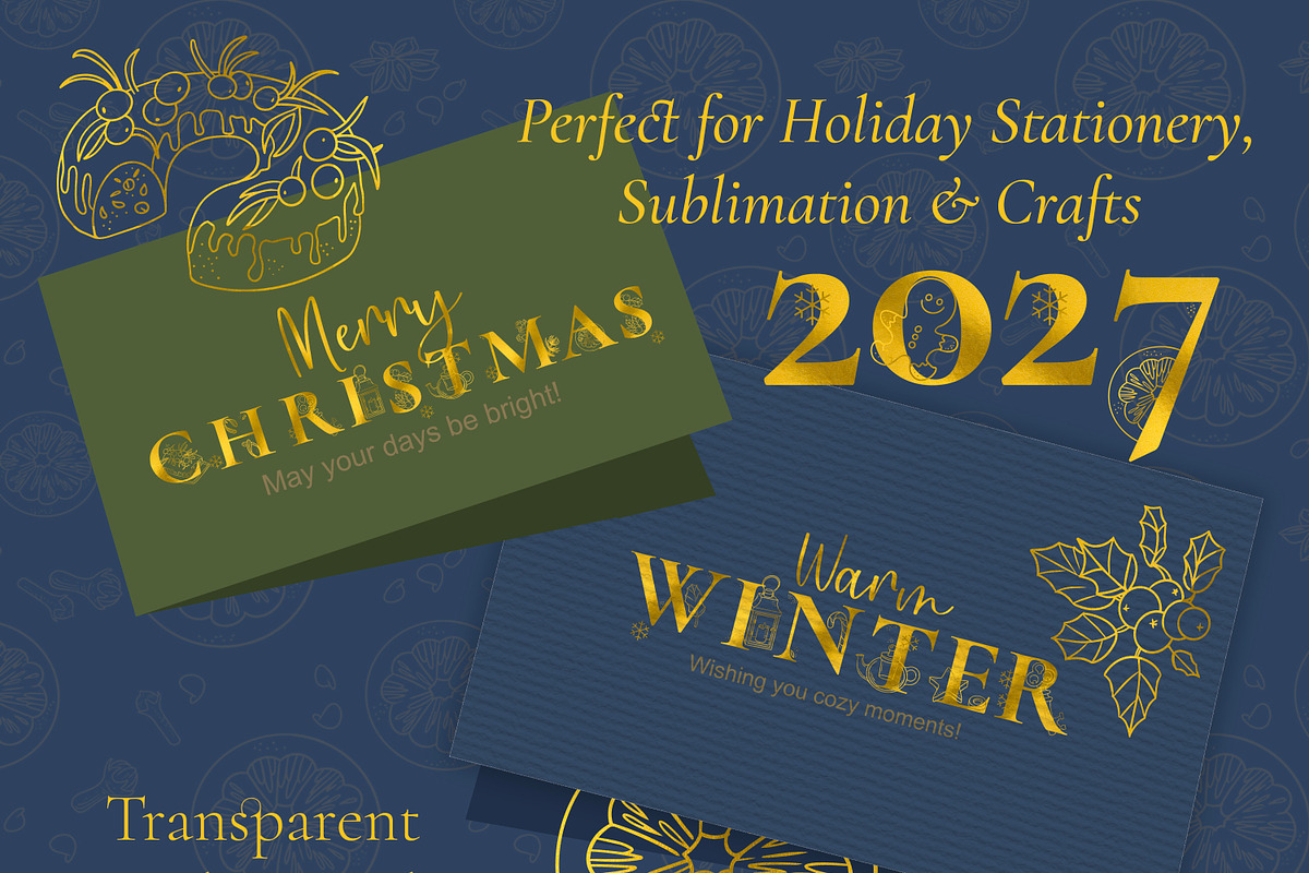 Gold Christmas Alphabet Clipart, an Object Graphic by ArtyCats (Photo 4 of 5)