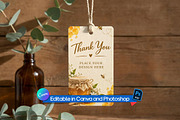 hanging tag with ribbon mockup, an Advertising Mockup by Rami's Mockups (Thumbnail 1 of 3)