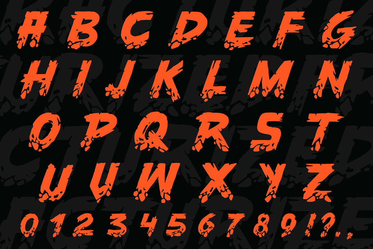 FRACTURIZED display font, a Sans Serif Font by DGIM studio (Photo 2 of 6)