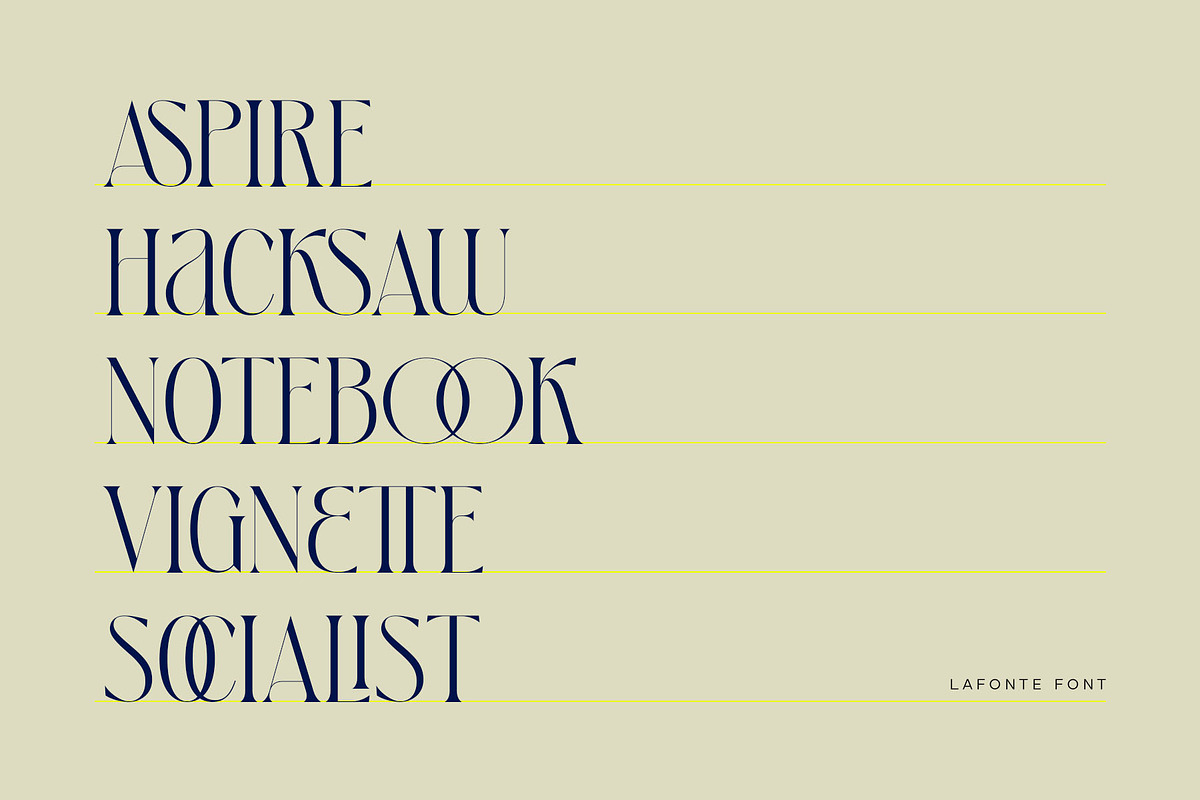 Lafonte Font, a Serif Font by vuuuds (Photo 12 of 13)