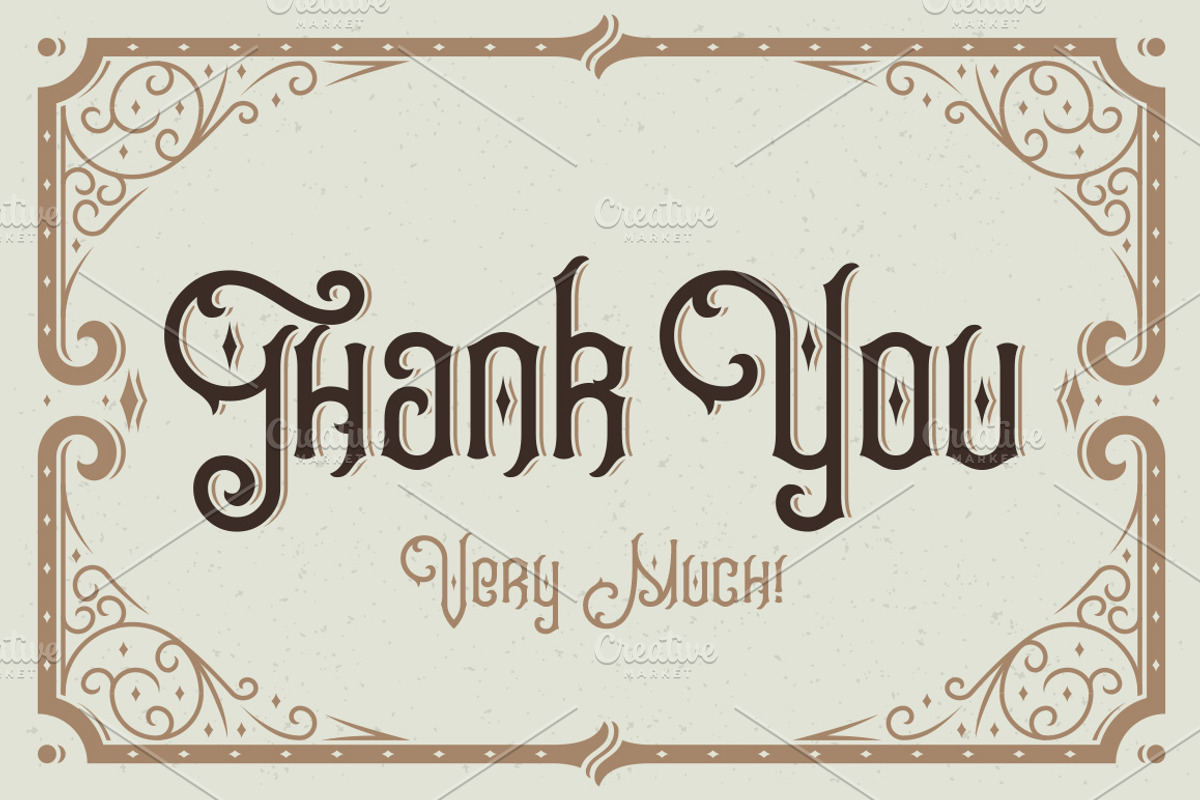 Tobacco Box Font, Mockups, Template! preview 5