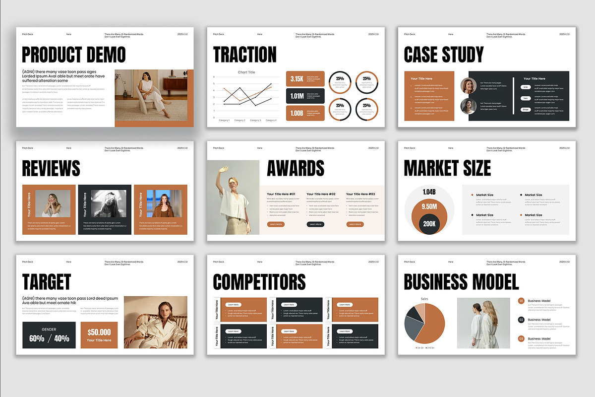 Pitch Deck Presentation Template preview 4