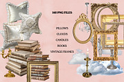 Coquette core Cottage Collage Pack, an Object Graphic by Marie T (Thumbnail 6 of 10)