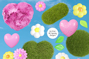 Hello Spring - 3D Lettering Set, a Graphic by LarysaZabrotskaya (Thumbnail 8 of 16)
