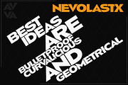 Nevolastx, a Sans Serif Font by glukfonts (Thumbnail 5 of 9)